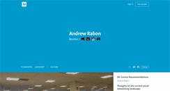 Desktop Screenshot of andrewrabon.com