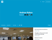 Tablet Screenshot of andrewrabon.com